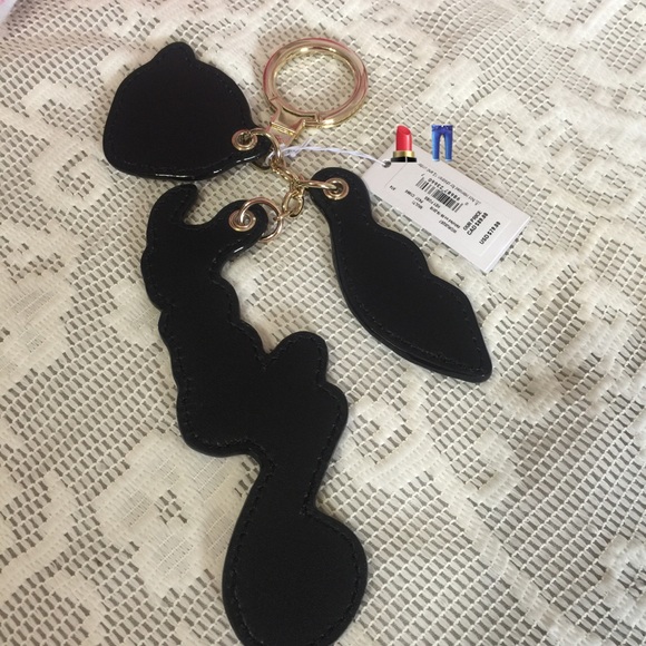 Kate Spade Meow Leopard Ma Cherie Key chain - Picture 3 of 4